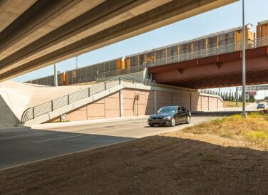 SH 360 SH 180 Division Street Interchange road under bridge